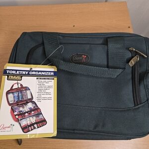 Versatile Dark Green Toiletry Organizer